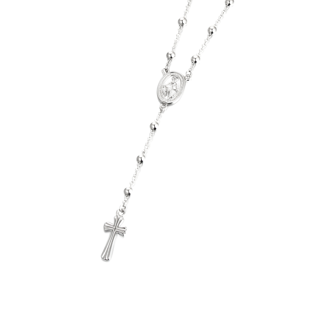 DOOSTI Damen Collier 925/Silber - Rosenkranz