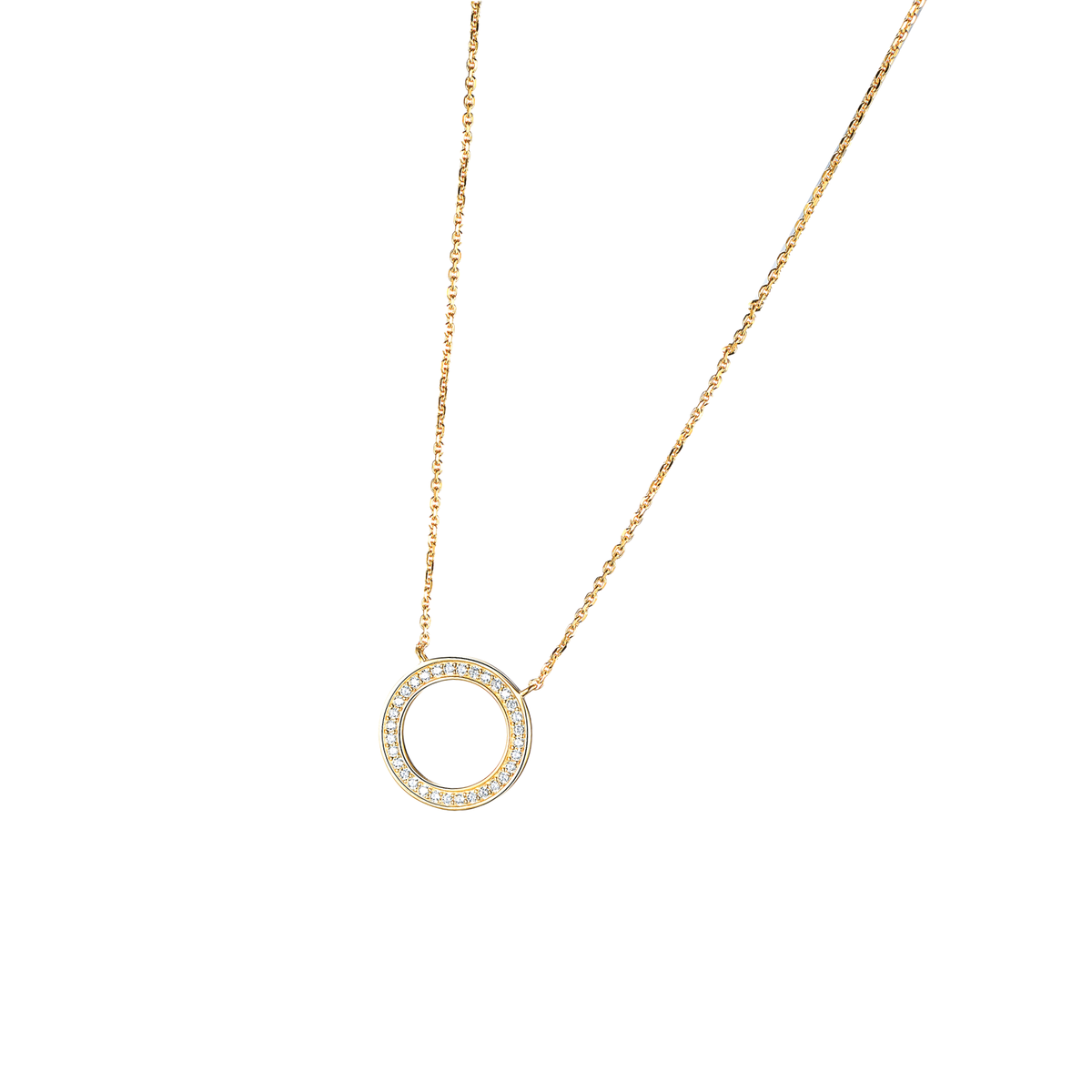 DOOSTI Damen Collier 925/Silber - Kreislinie