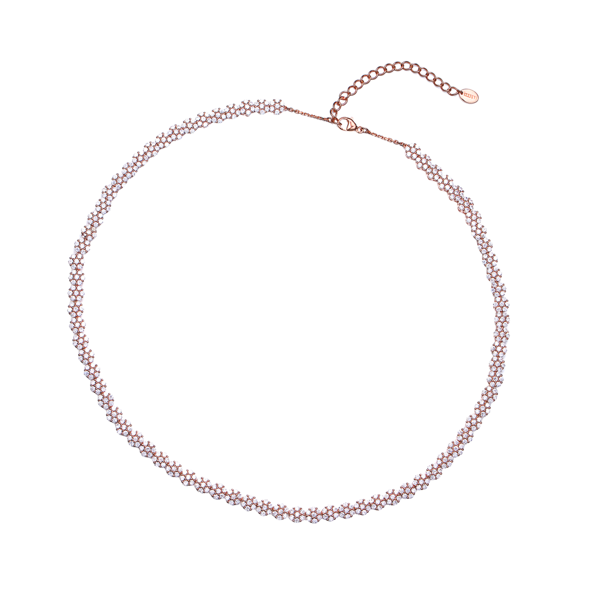 DOOSTI Damen Collier 925/Silber - Lichtkranz