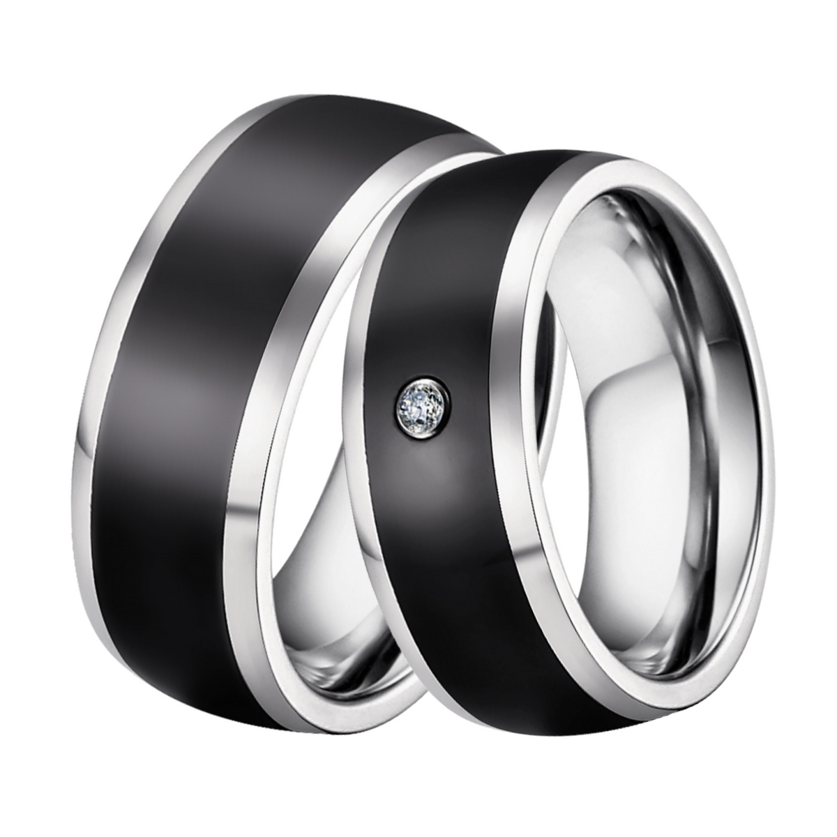 DOOSTI Partnerring / Trauring - BOUND BLACK