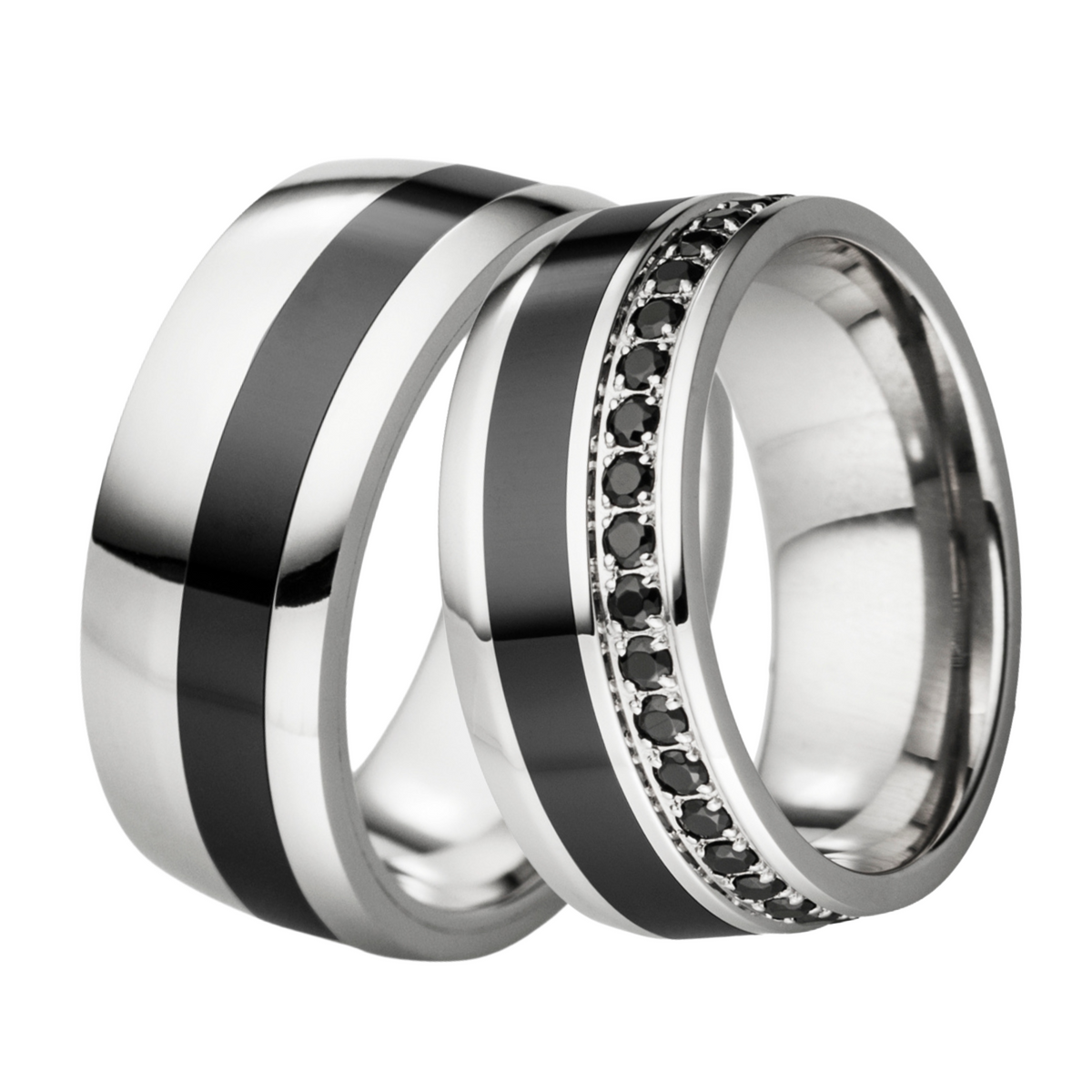 DOOSTI Partnerring / Trauring - ATTITUDE BLACK ONE
