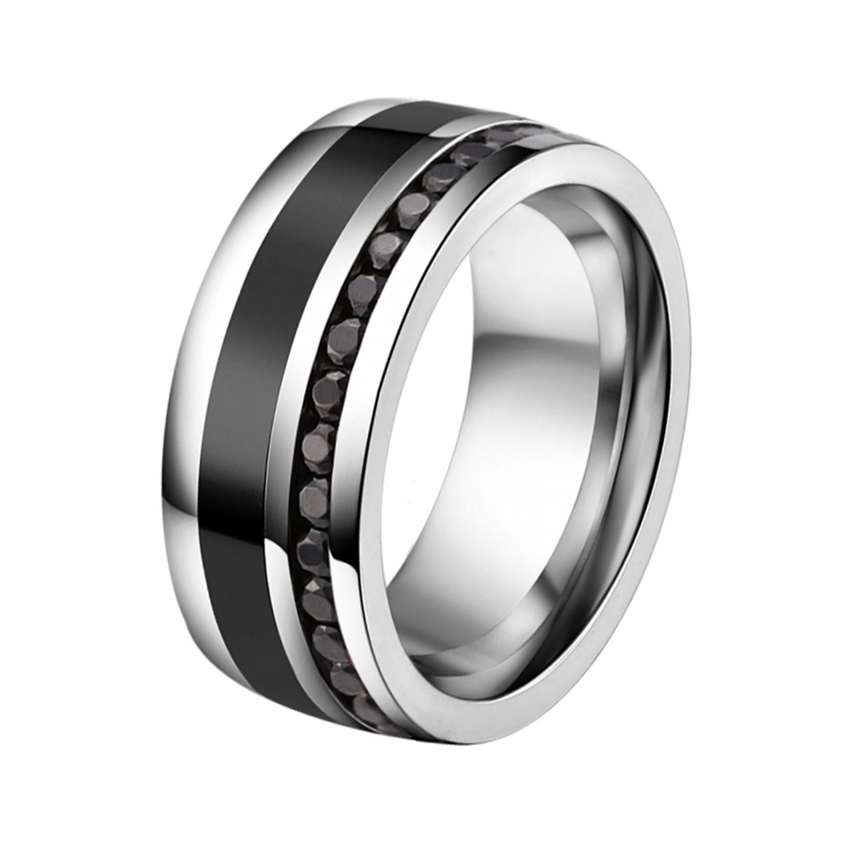 DOOSTI Partnerring / Trauring - ATTITUDE BLACK TWO