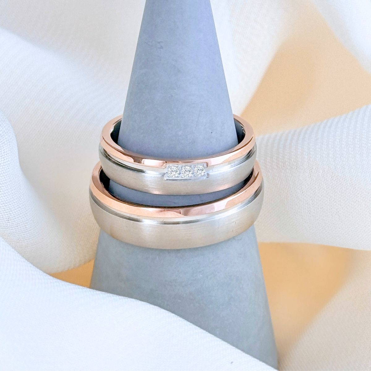 DOOSTI Partnerring / Trauring - DAINTY BICOLOR