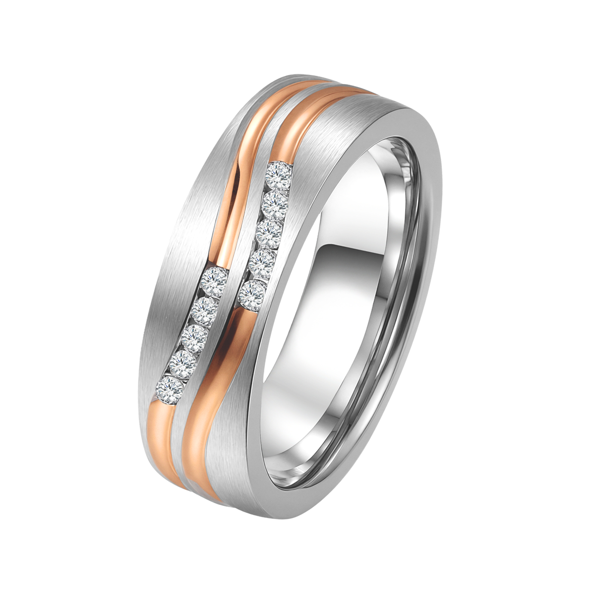 DOOSTI Partnerring / Trauring - DUOLINE ROSE