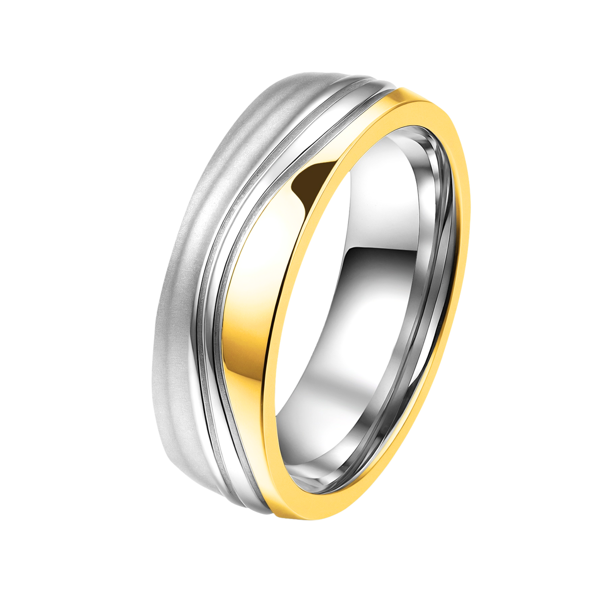 DOOSTI Partnerring / Trauring - CURVE YELLOW