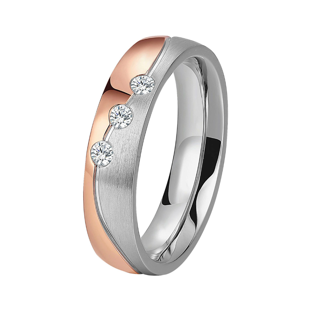 DOOSTI Partnerring / Trauring - HIGHLIGHT BICOLOR