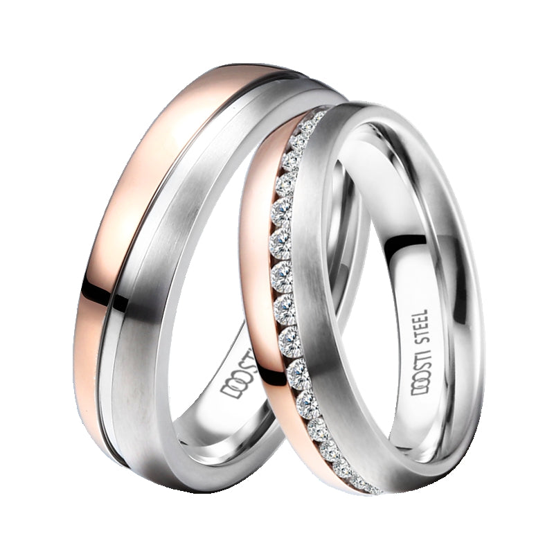 ANGEBOT Partnerringe HOPE Bicolor + Gratis Creolen