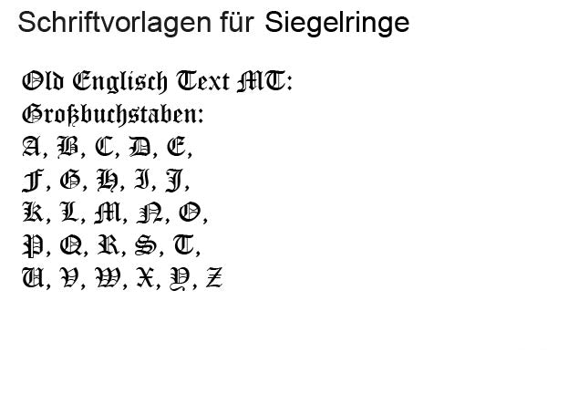 DOOSTI Keramik Siegelring Schwarz inkl. Außengravur