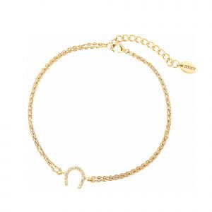 DOOSTI Damen Armband Hufeisen 333/- Gelbgold