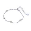 DOOSTI Damen Armband mit Perlen 925/- Silber rhodiniert