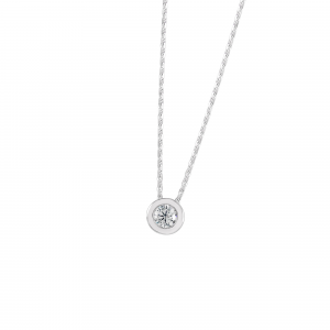 DOOSTI Damen Collier mit Anhänger 925 Silber rhodiniert