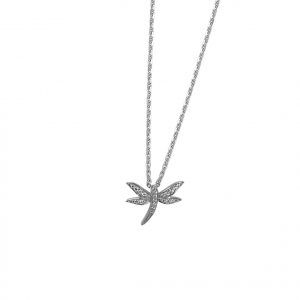 DOOSTI Damen Halskette LIBELLE 925/- Silber rhodiniert