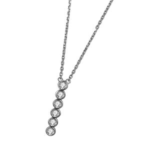 DOOSTI Damen Halskette 925/- Silber rhodiniert