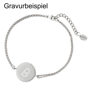 DOOSTI Zartes Armband 925 Silber Rhodiniert - inkl. Gratis Gravur