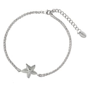 DOOSTI Damen Armband Seestern 925 Silber rhodiniert