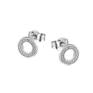 DOOSTI Damen Ohrstecker 925/- Silber rhodiniert