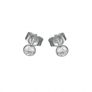 DOOSTI Damen Ohrstecker 925/- Silber rhodiniert