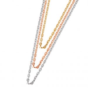 Ankerkette Silber 42+3cm