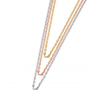 Ankerkette Silber 50+3cm