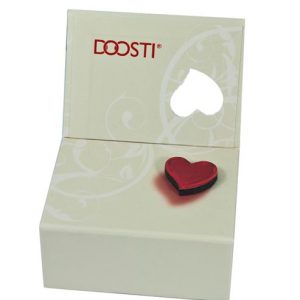 DOOSTI Trauring / Ehering / Partnerring Bicolor Gelbgold/Weißgold - inkl. Gratis Gravur